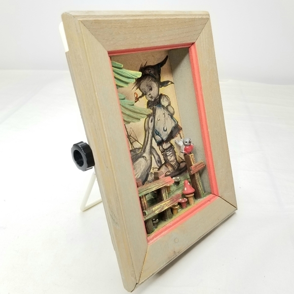 2 Vintage 3D Print Wooden Box Frames, Kid's and Baby's Room Decor - Picture 7 of 10